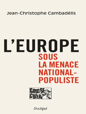 cover image of L'Europe sous la menace national-populiste